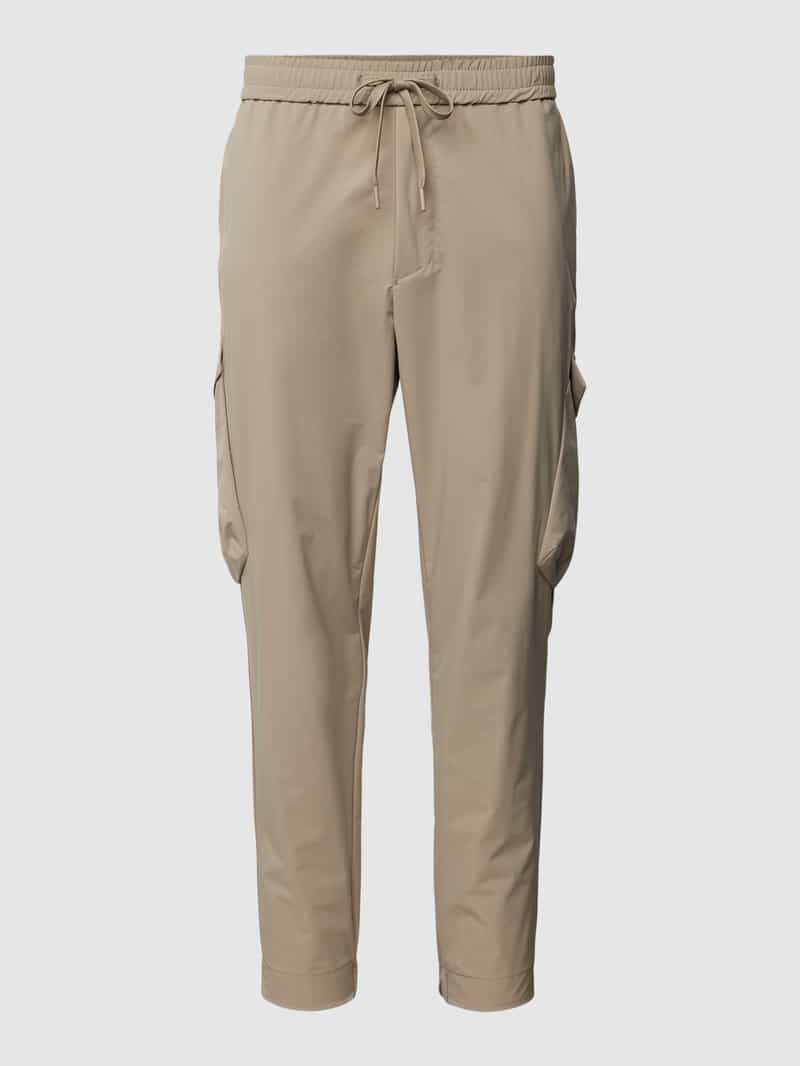 BOSS Green Slim fit cargobroek met achterzak model 'Urbanex'