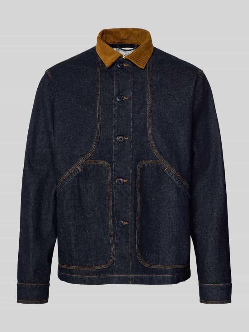 Forét Regular fit overshirt met steekzakken model 'BERRY'