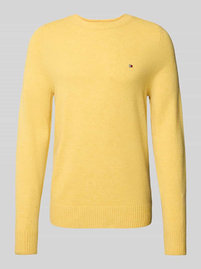 Tommy Hilfiger Regular fit gebreide pullover van het fijnste wol
