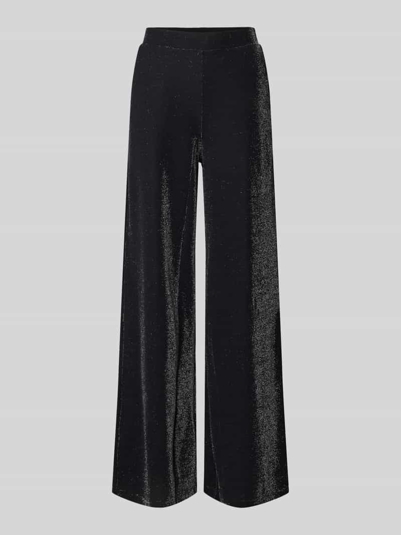 Vila Glanzende broek met elastische band model 'ELEINAS'