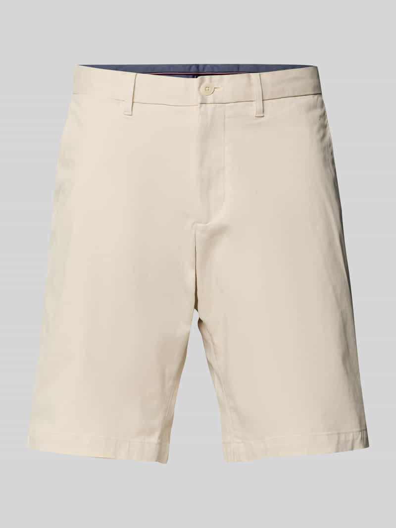 Tommy Hilfiger Relaxed fit korte chino van een mix van katoen en elastaan