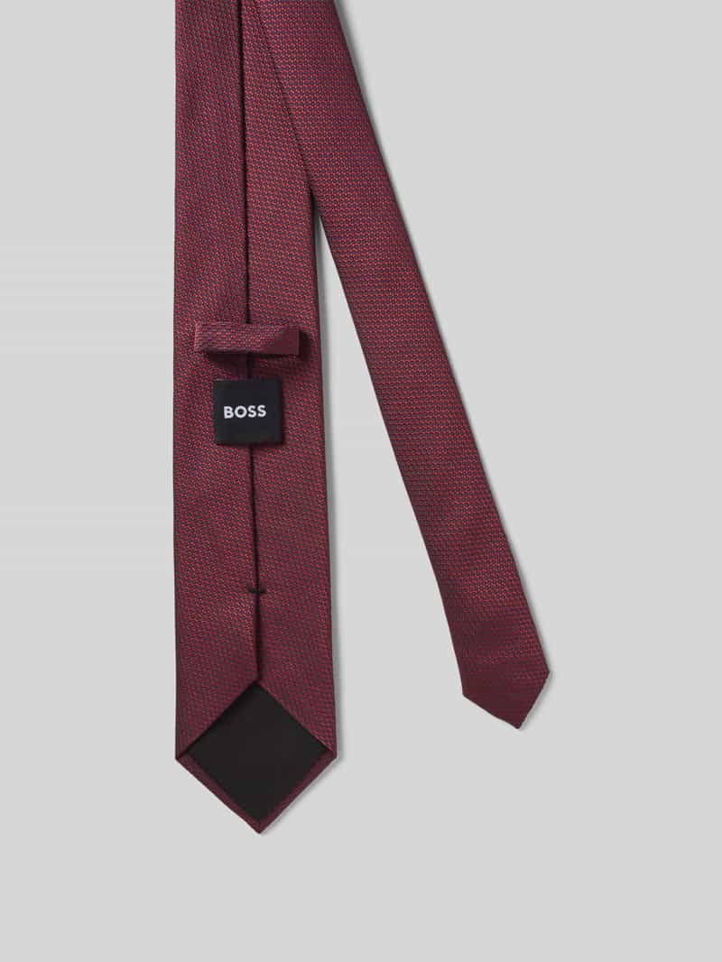 Boss Stropdas met labeldetail