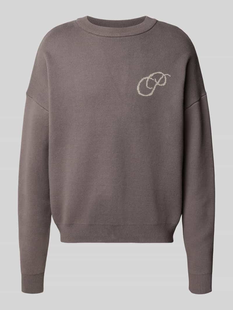 PROHIBITED relaxed fit gebreide pullover van puur katoen
