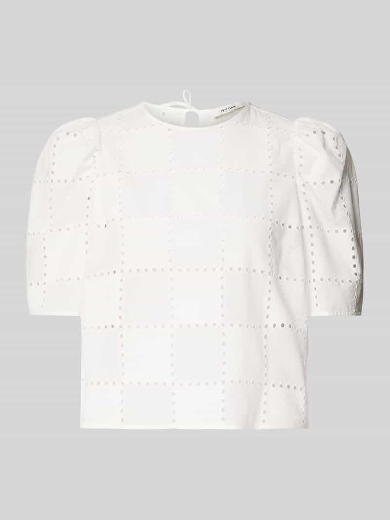 Ivy Oak Blouseshirt met broderie anglaise model 'ELISABETH'