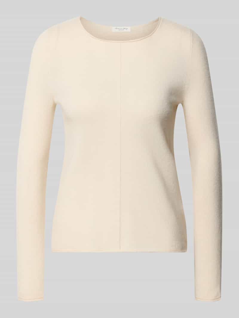 Regular fit gebreide pullover van puur kasjmier