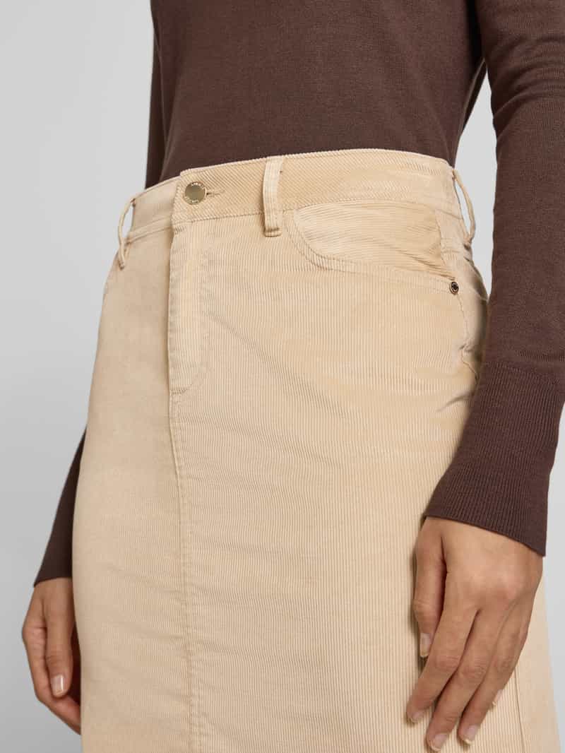 s.Oliver RED LABEL Uitlopende minirok in ribcordlook