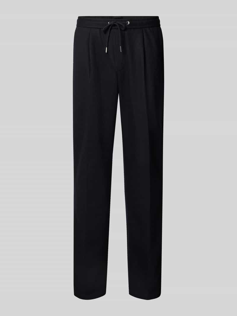 Profuomo Regular fit broek met tunnelkoord