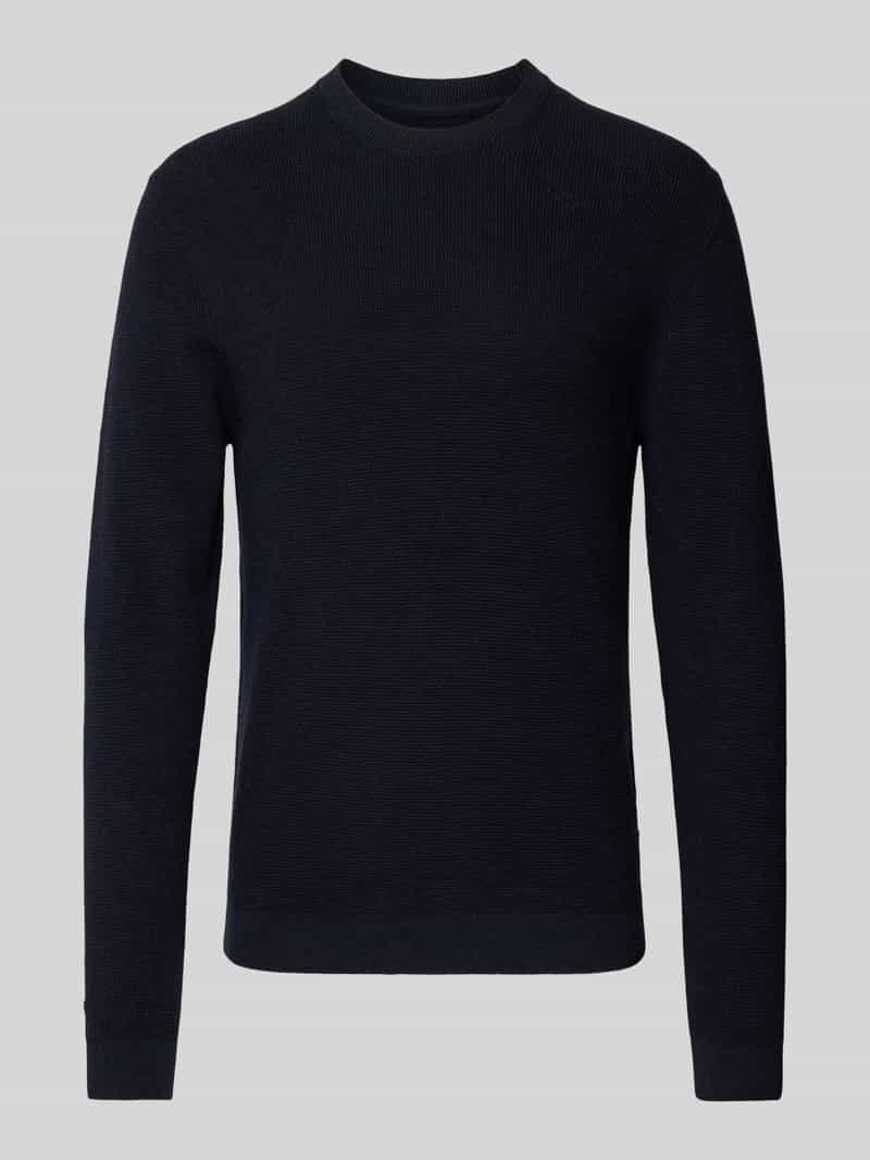 Matinique Shirt met lange mouwen en labeldetail model 'Alagoon'
