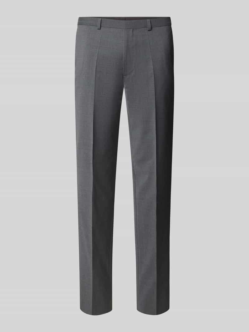 HUGO Slim fit pantalon van wolmix model 'HESTEN'
