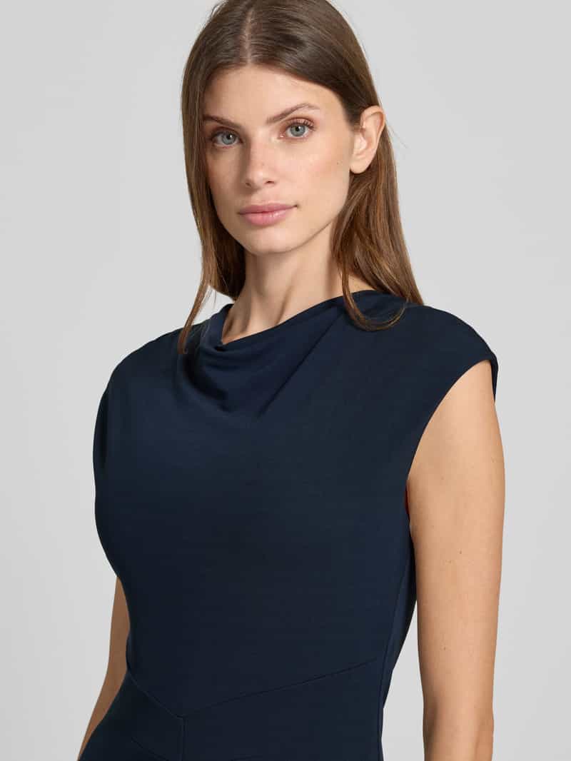 Boss Slim fit midi jurk van viscose-jersey model 'ELAMI'