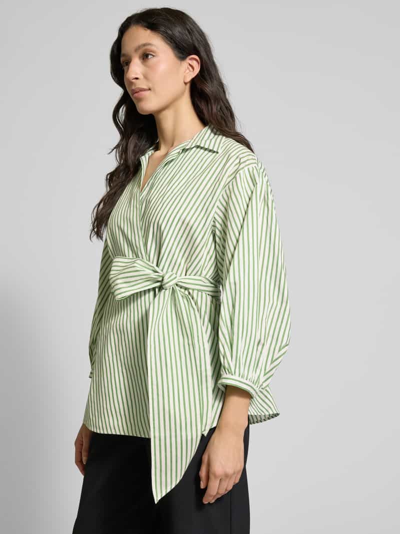 Weekend Max Mara Relaxed fit wikkelblouse met knoopsluiting model 'CECI'