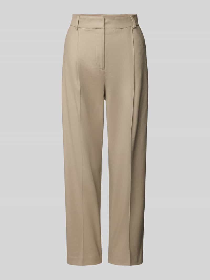 Jake*s Collection Regular fit linnen broek met steekzakken