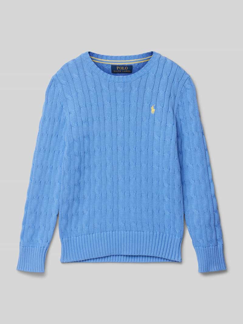 Polo Ralph Lauren Teens Gebreide pullover met kabelpatroon