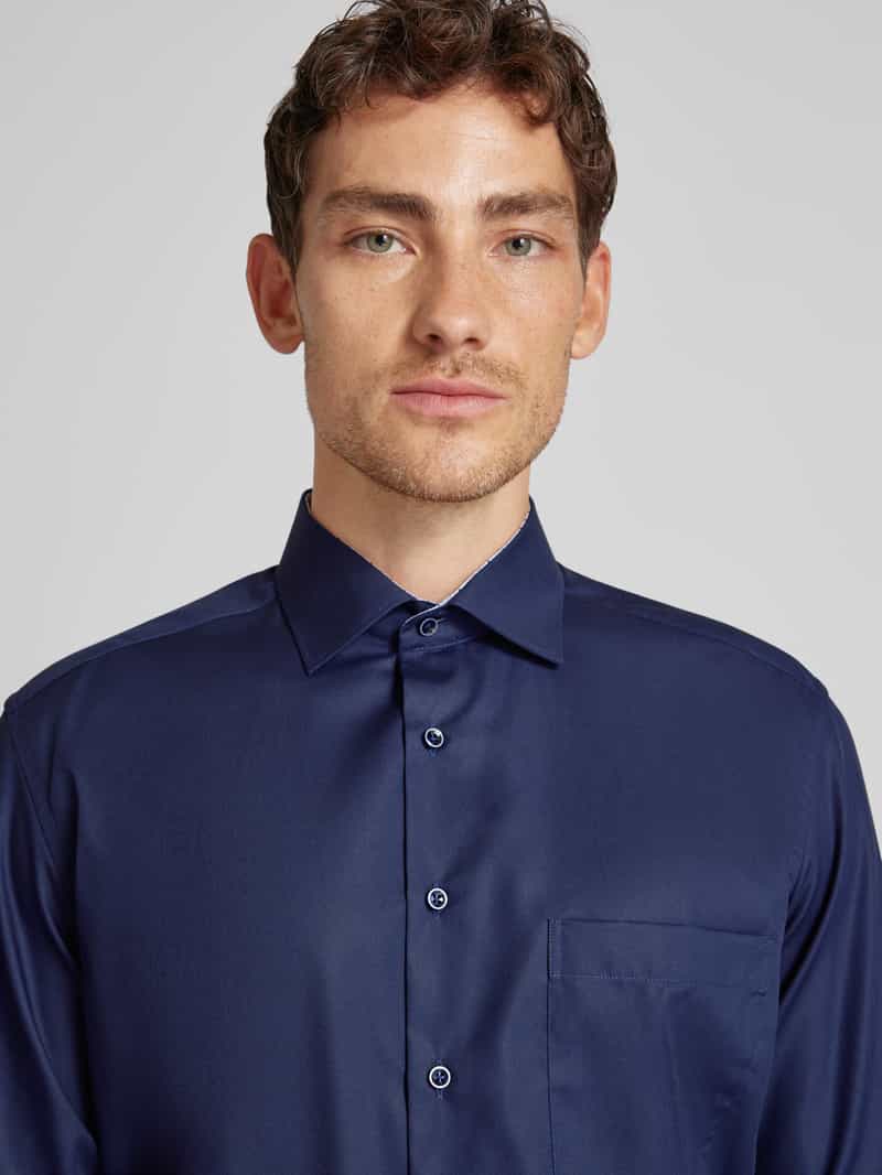 ETERNA COMFORT FIT Comfort fit zakelijk overhemd met kentkraag