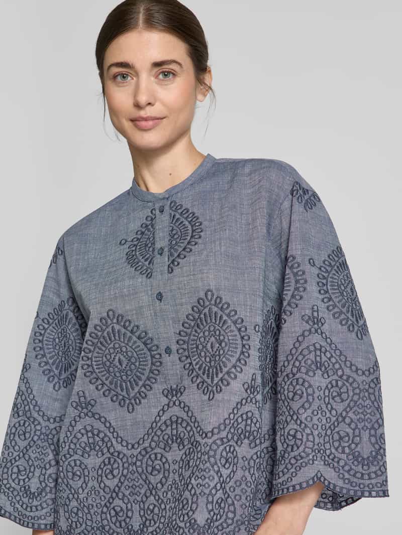 LUISA CERANO Relaxed fit blouse met 3 4-mouwen