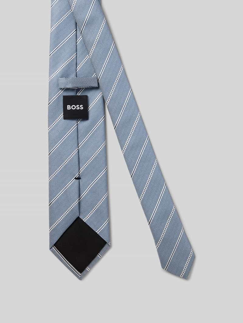 Boss Stropdas van zijdemix (7 5 cm)
