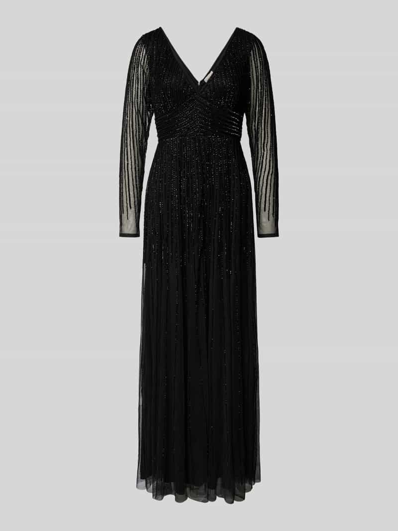 Lace & Beads Avondjurk met sierkralen