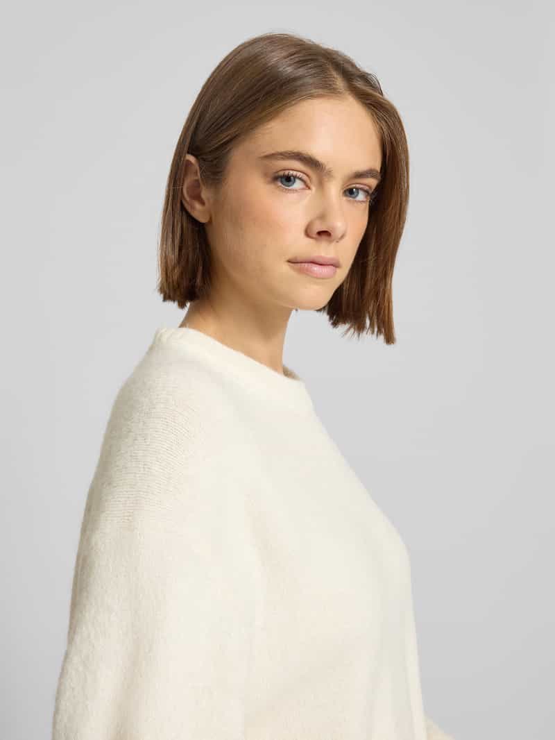 Gina Tricot Oversized gebreide pullover met linnen