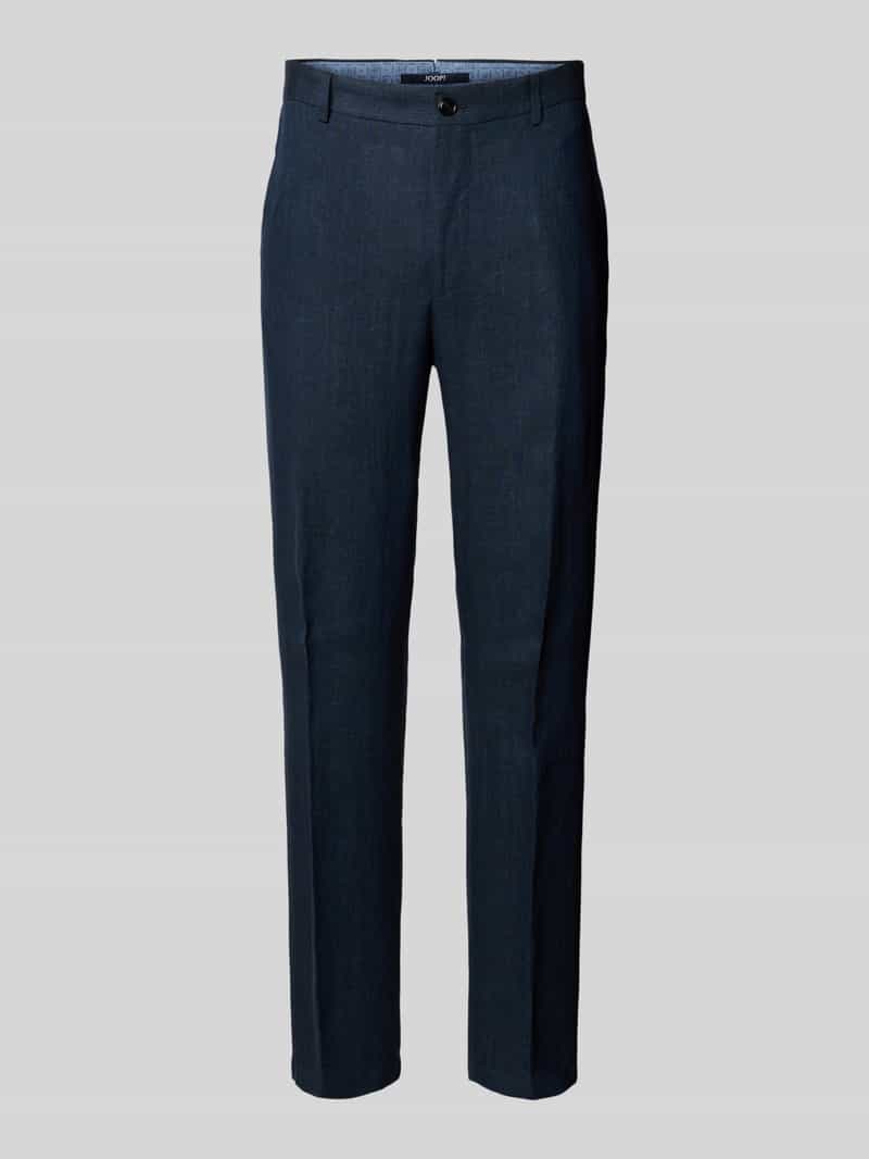 JOOP! Collection Pantalon van linnen met steekzakken model 'Hank'