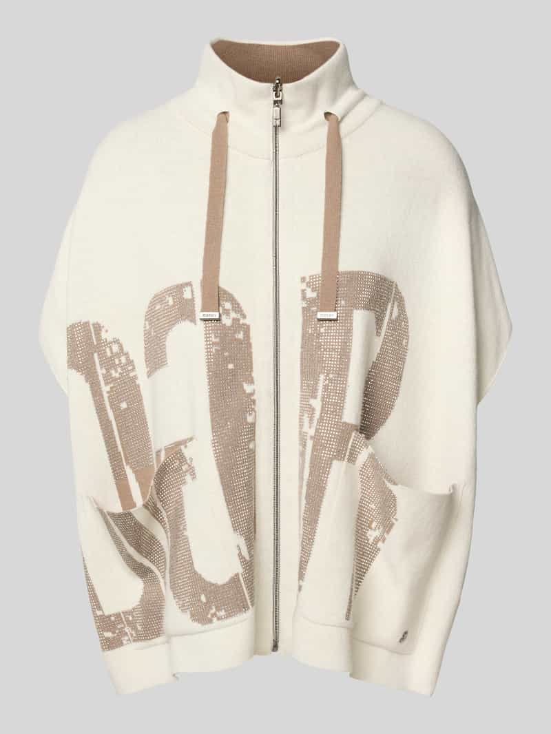 monari Relaxed fit wollen jack met viscose