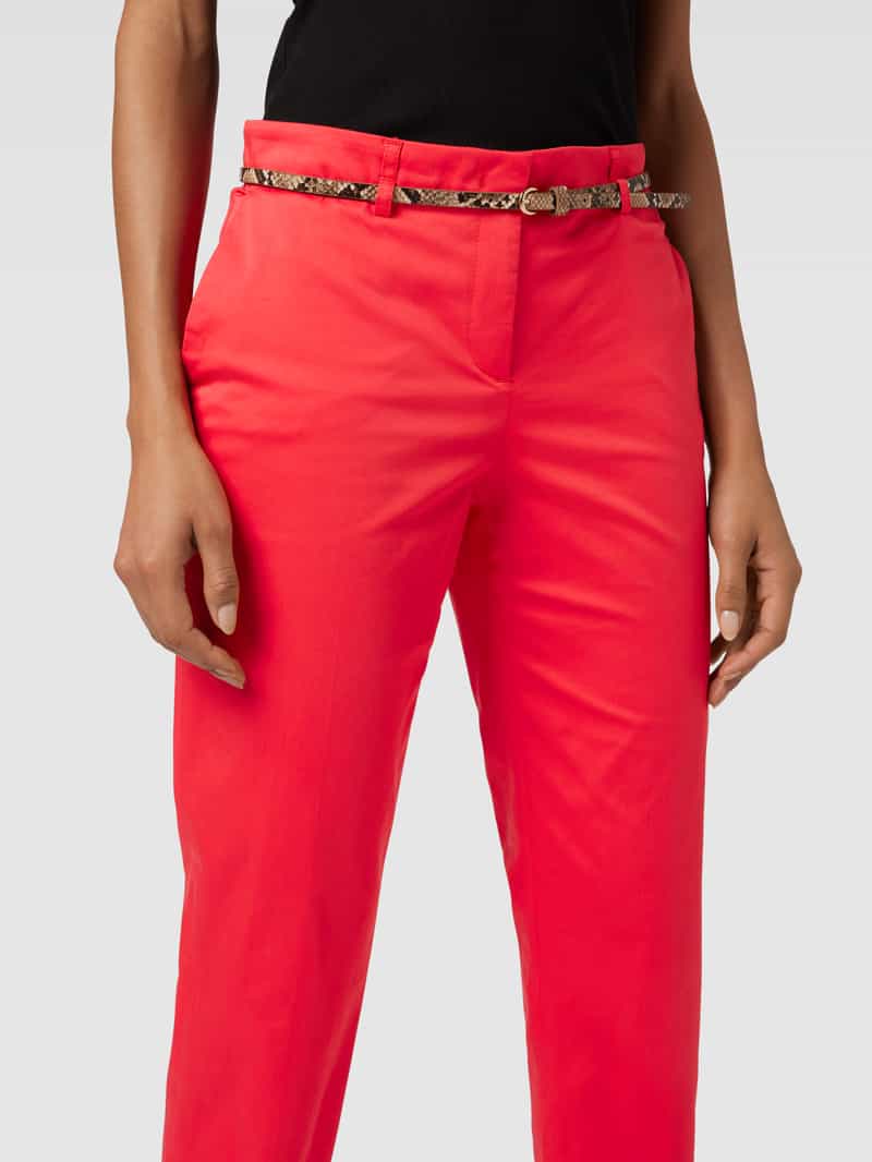 Christian Berg Woman Stoffen broek met riem