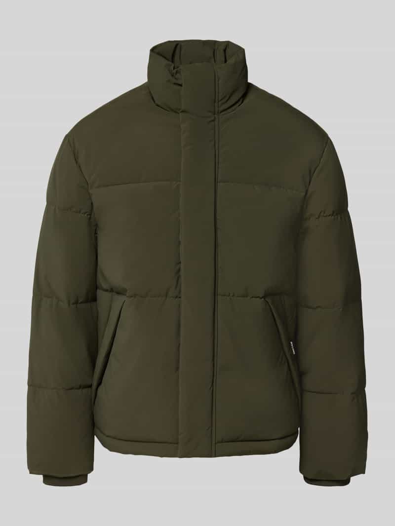 Jack & jones Gewatteerd jack met verborgen ritssluiting model 'SOHO'