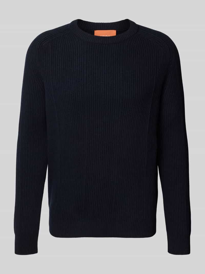 CRUNA Gebreide pullover van wol model 'Fuji'