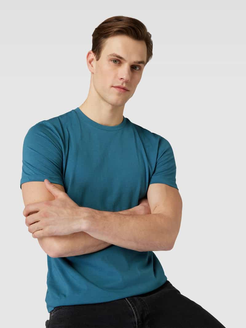 Strellson T-shirt met ronde hals en korte mouwen