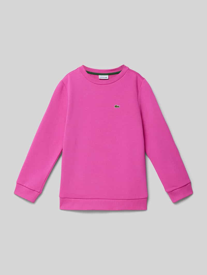 Lacoste Sweatshirt met labelstitching