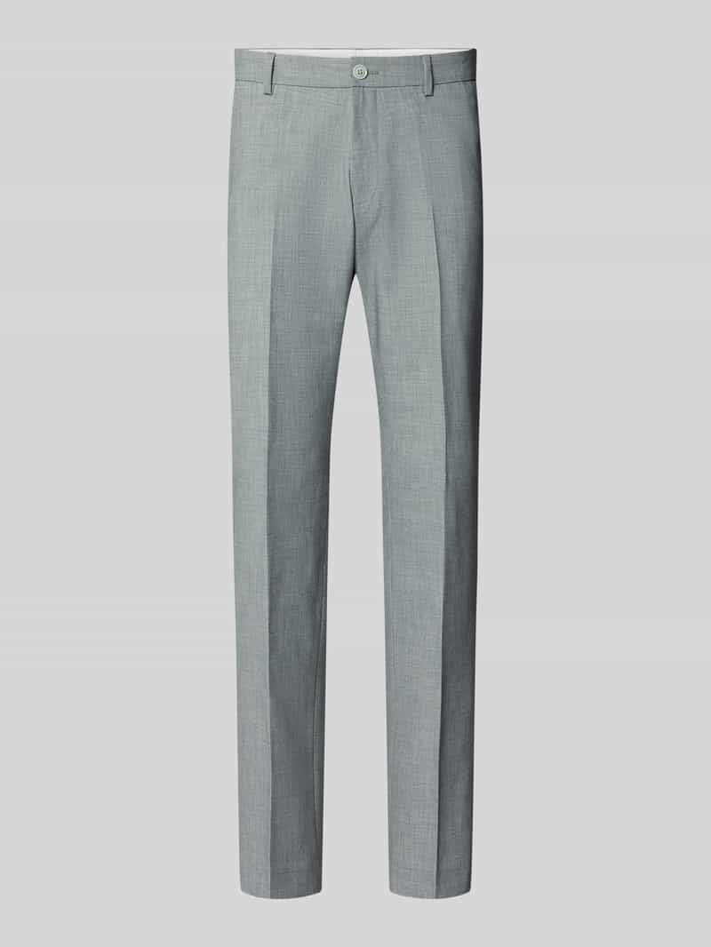 pantalon regular fit met viscose