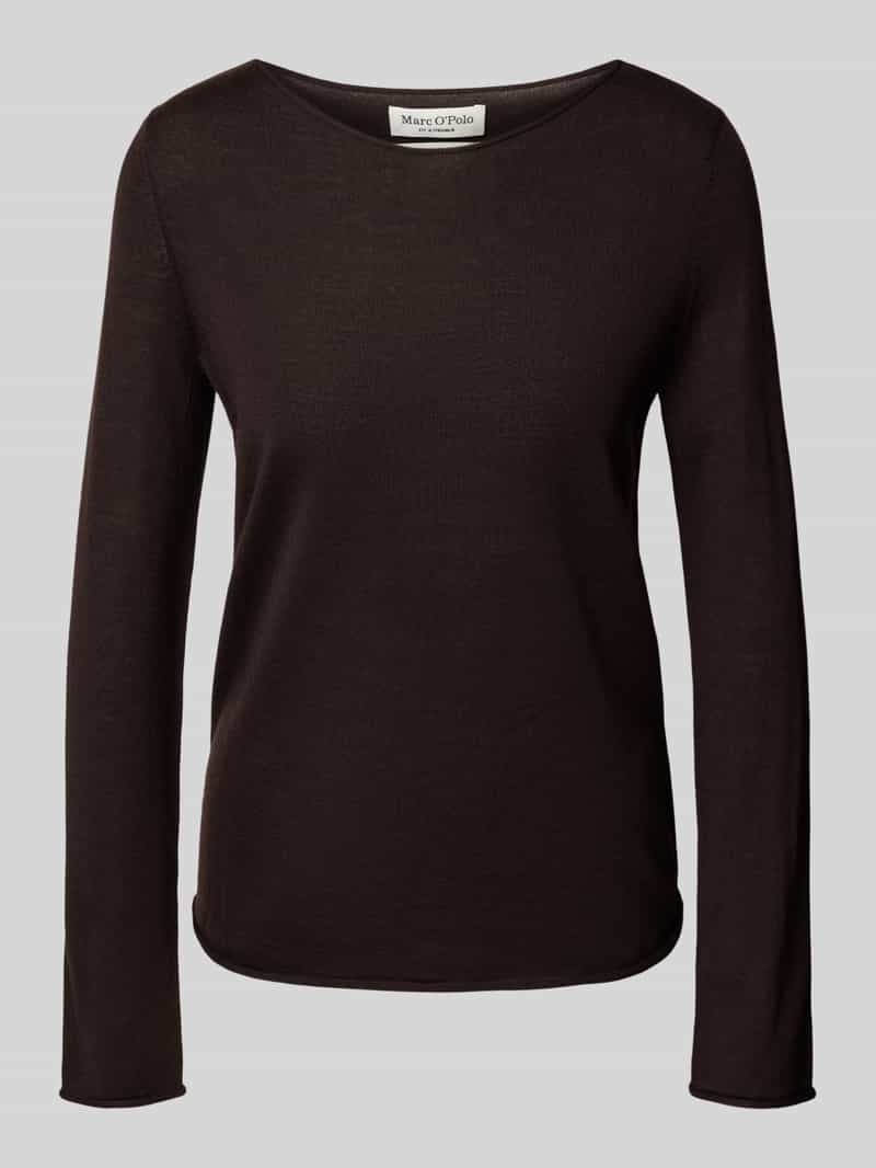 Marc O'Polo Regular fit gebreide pullover van zuivere scheerwol