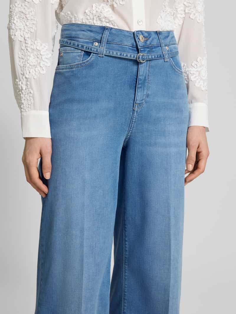 RAFFAELLO ROSSI Straight leg jeans met ceintuur model 'Sventy B'