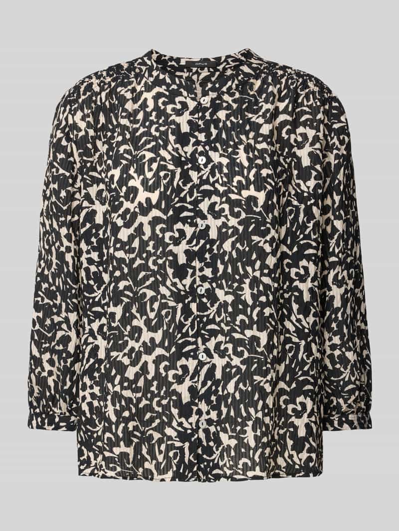 Opus Regular fit blouse in kreuklook model 'Famelia'