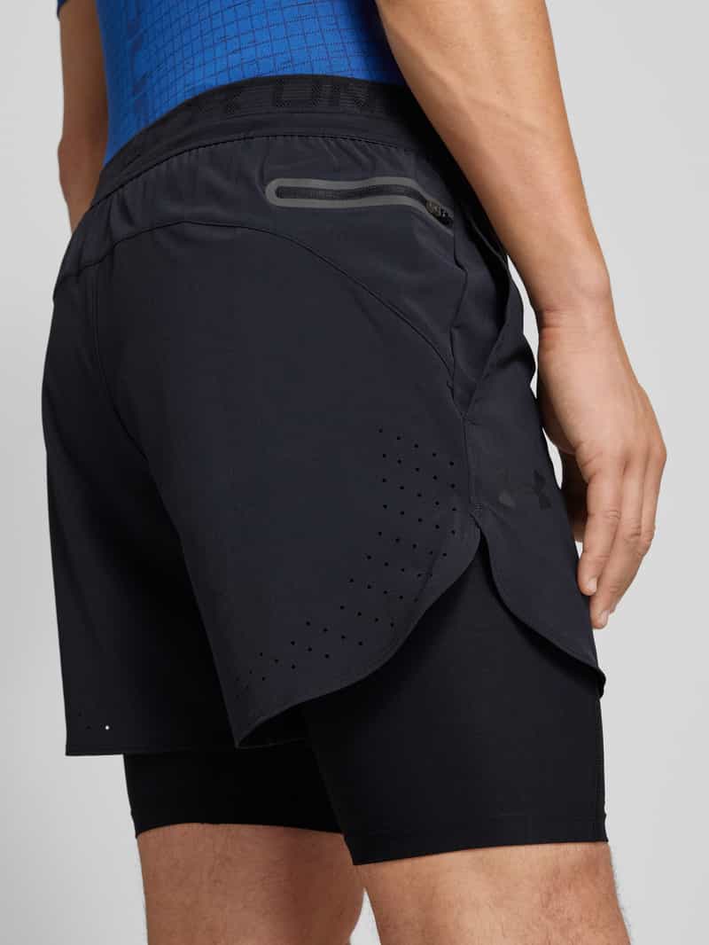 Under Armour Korte broek in 2-in-1-look met elastische band