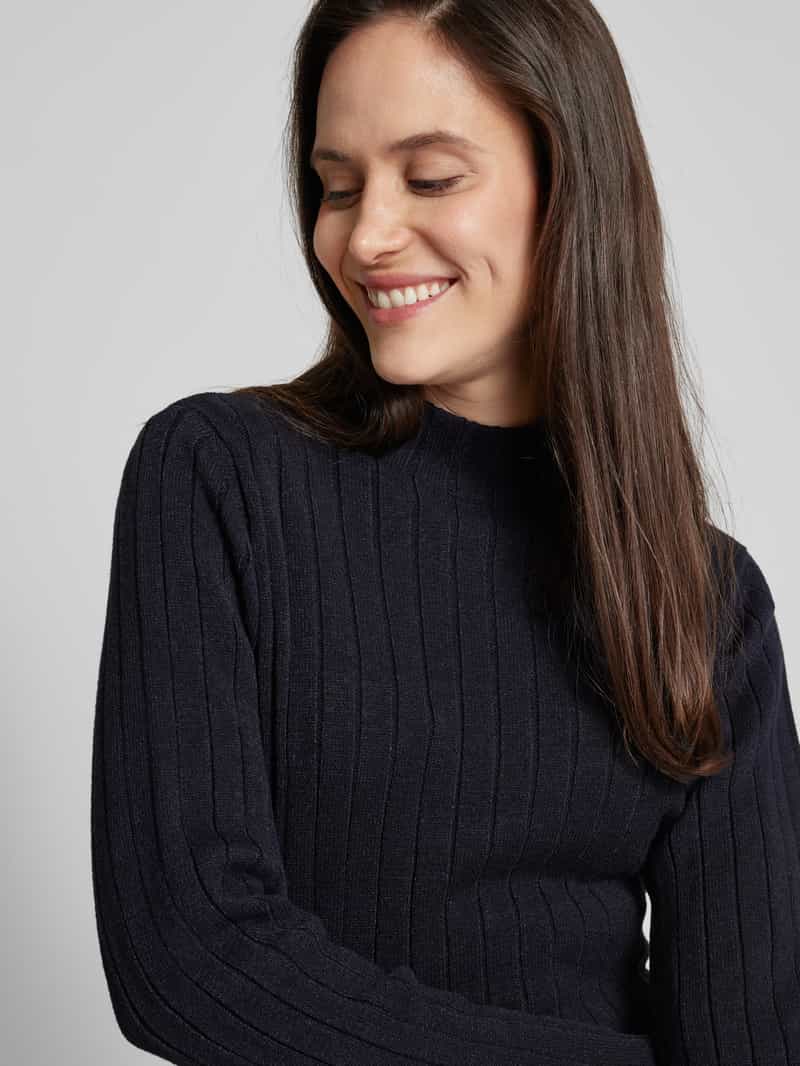 milano italy Gebreide pullover met opstaande kraag