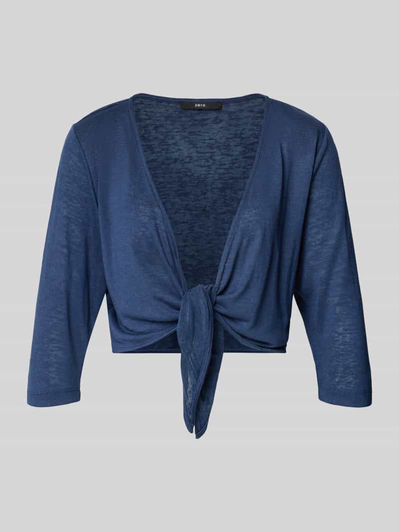 Bolero van viscosemix met 3/4-mouw
