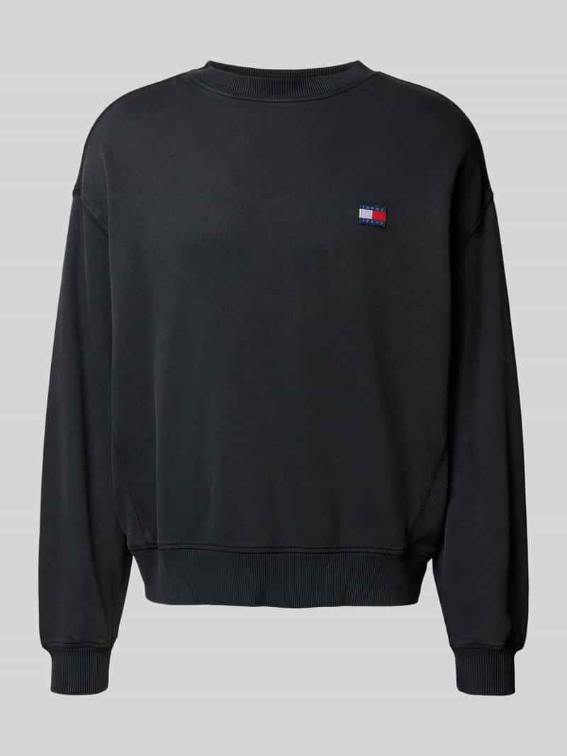 Tommy Jeans Regular fit sweatshirt van puur katoen