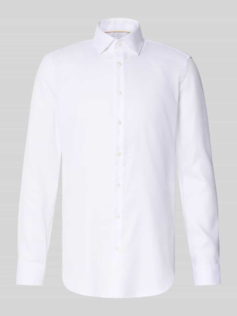 Super slim fit zakelijk overhemd van popeline