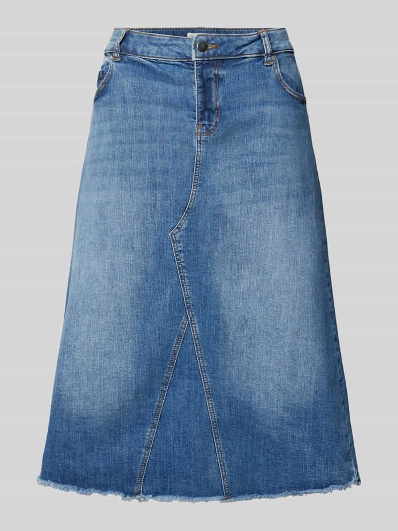 Christian Berg Woman Knielange jeansrok in 5-pocketmodel
