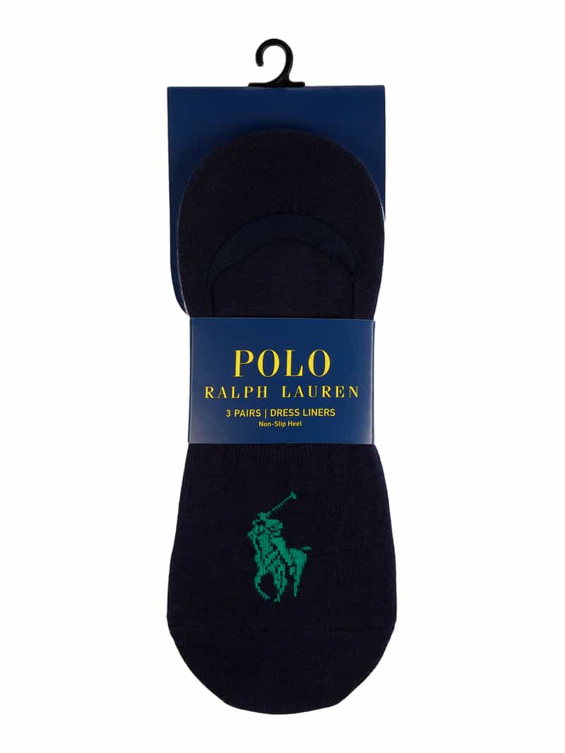 Polo Ralph Lauren Underwear Kousenvoetjes met labeldetail in een set van 3 paar