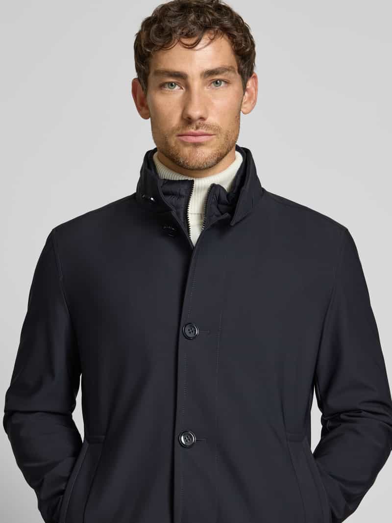 Strellson Regular fit lange parka met gewatteerde inzet model 'FINLAY FLEX'