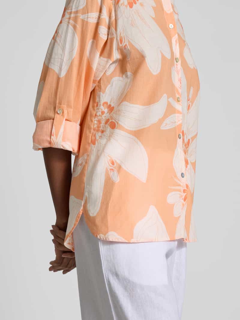 Opus Regular fit overhemdblouse met doorknoopsluiting