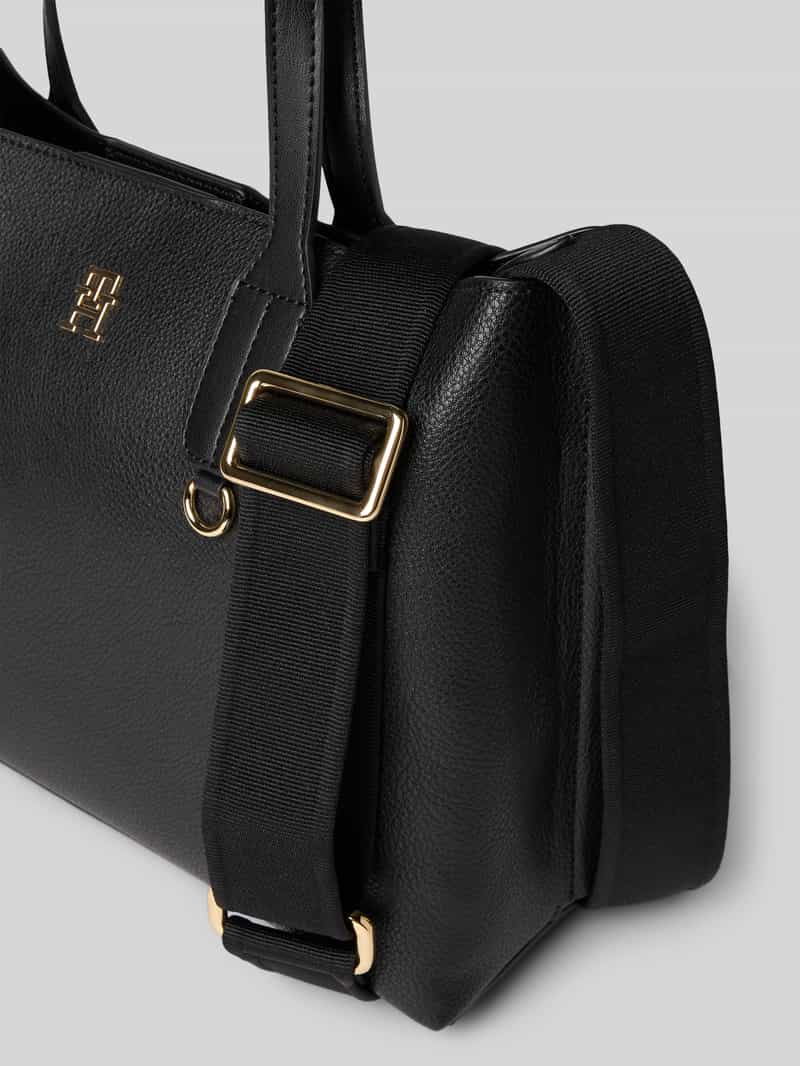 Tommy Hilfiger Tote bag met logo-applicatie van metaal