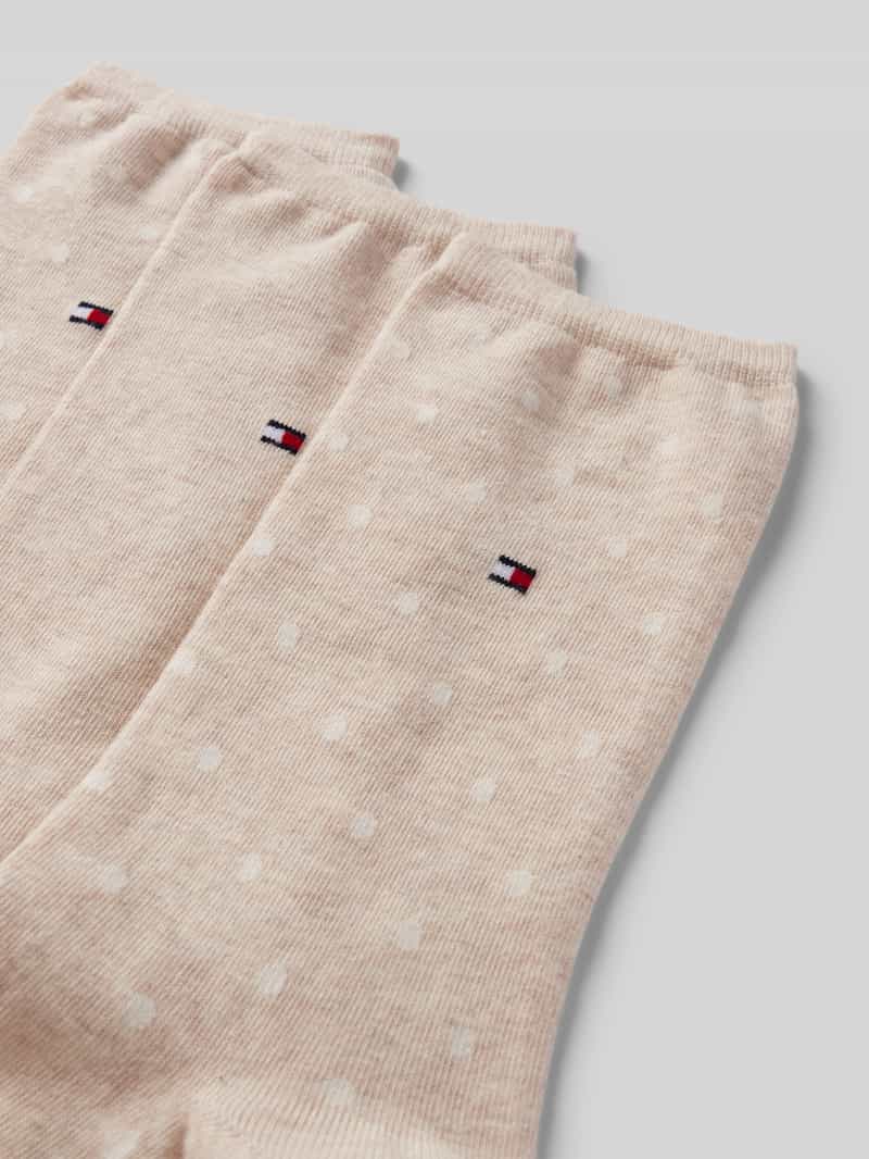 Tommy Hilfiger Sokken met labelprint in een set van 3 paar
