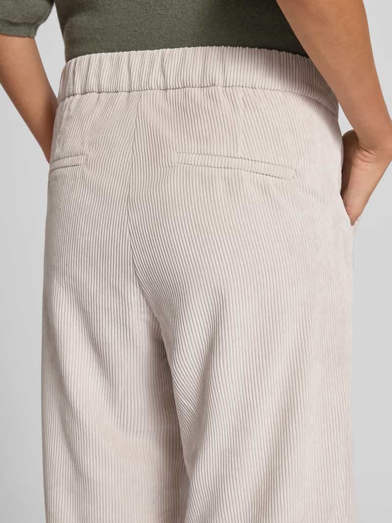 MAC Korte corduroy broek met elastische band model 'CHIARA'