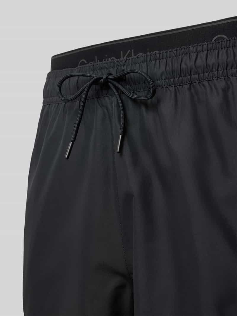 Calvin Klein Underwear Regular fit zwembroek in dubbele-laagjeslook