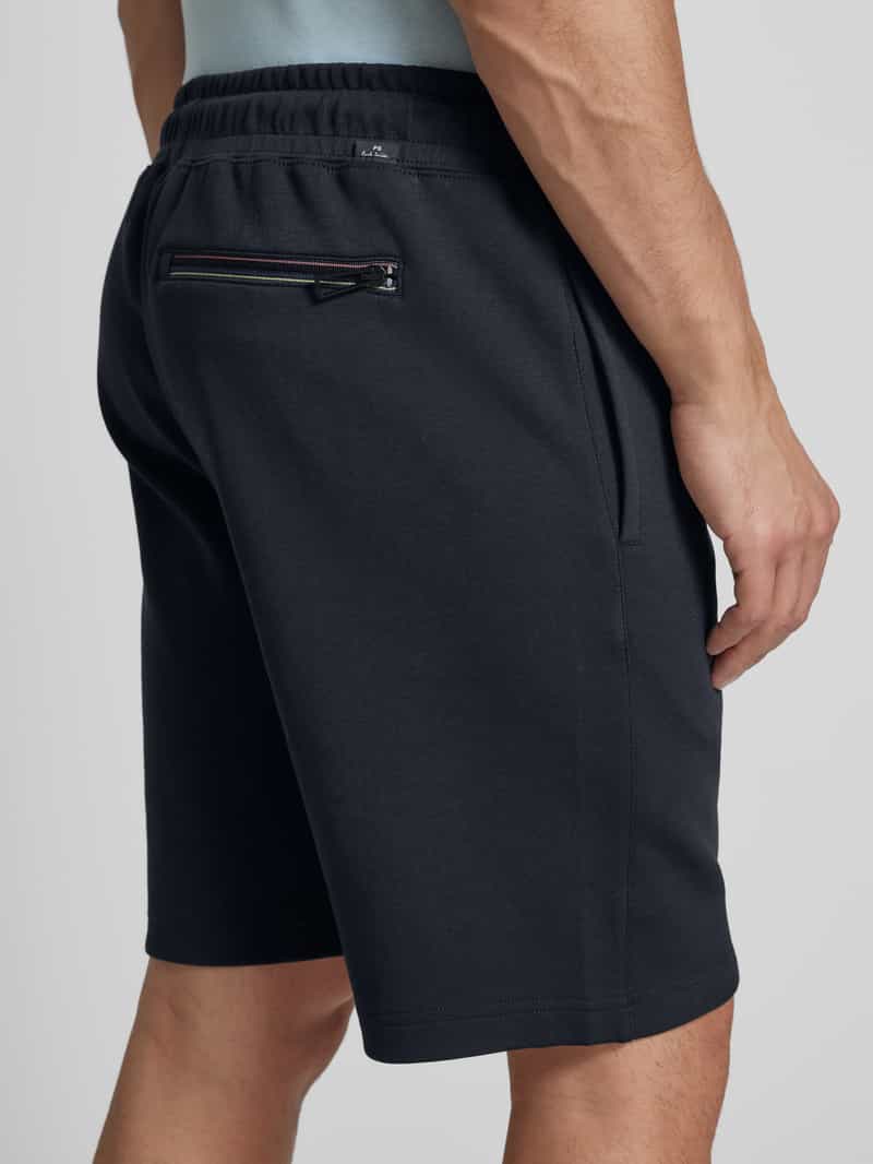 Paul Smith Regular fit sweatshorts met achterzak