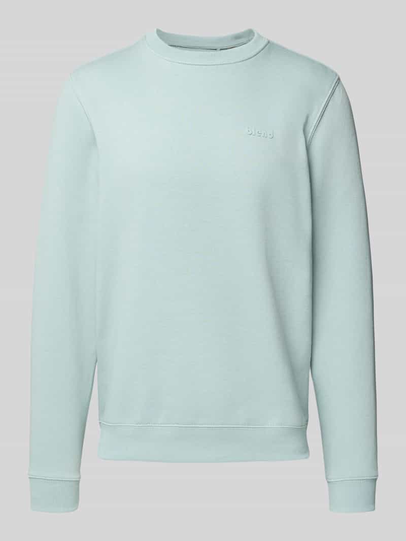 Blend Sweatshirt met ronde hals en logo