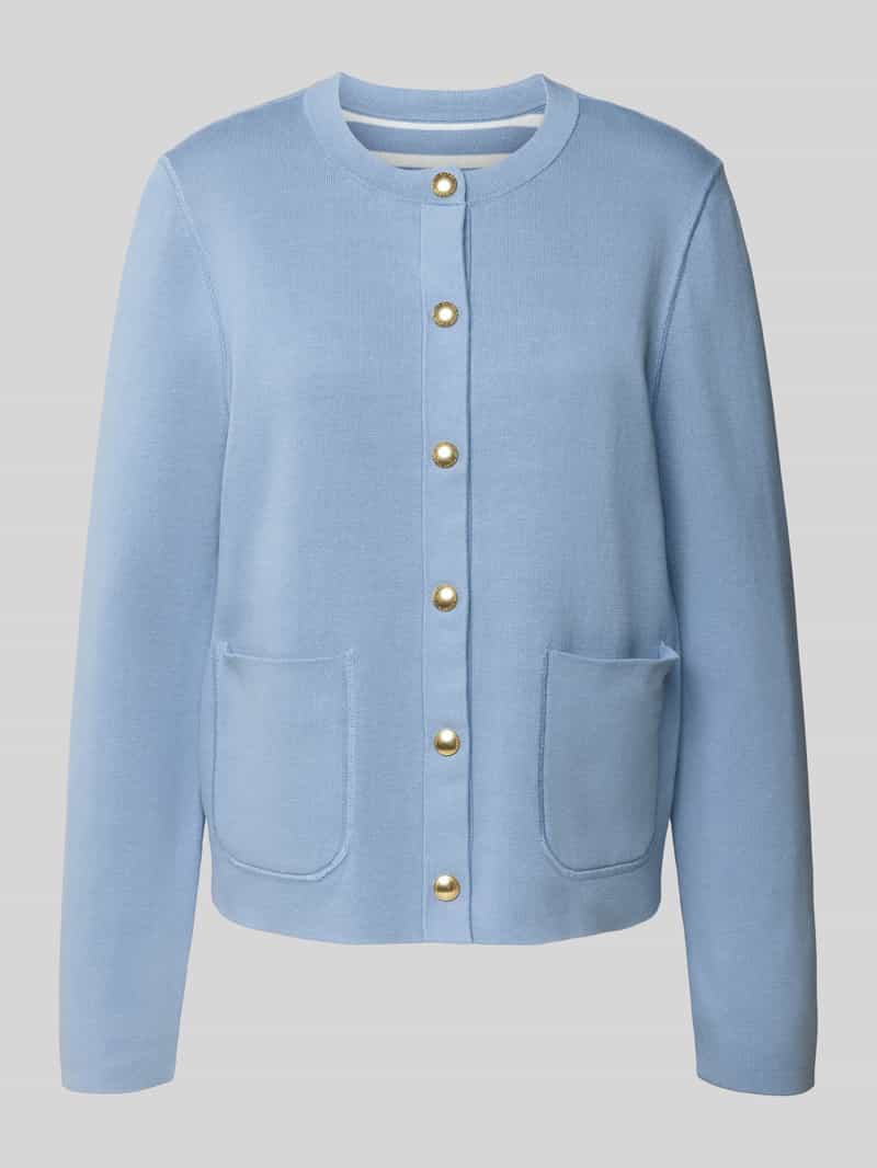 Tommy Hilfiger Aan twee kanten te dragen regular fit cardigan van katoenmix