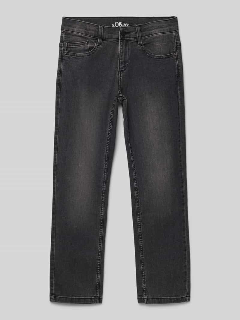 s.Oliver RED LABEL Straight leg jeans van katoenmix